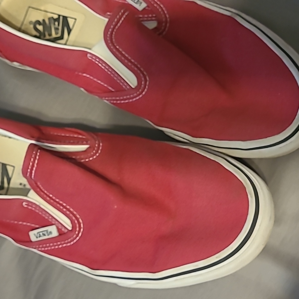 Red Vans - Picture 4 of 5